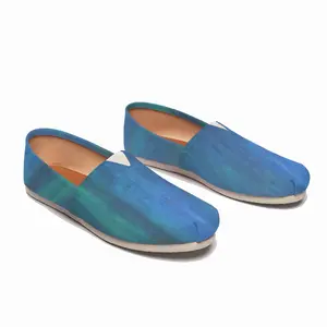 Men Emerald And Blue I Flat Shoes