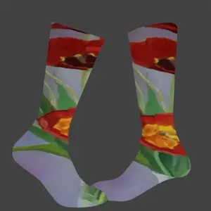 Tulips Mid-Calf Socks