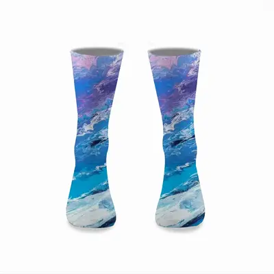 A Quintessence Of Water Mid-Calf Socks