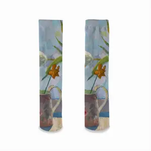 Flowers Mid-Calf Socks