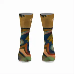 Shadow Mid-Calf Socks