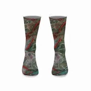 Birds Symphony Mid-Calf Socks