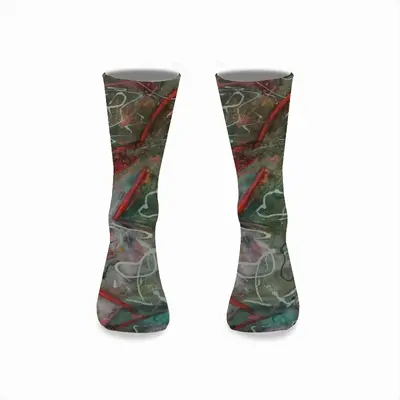 Birds Symphony Mid-Calf Socks