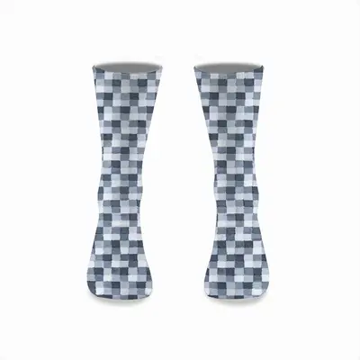 Black-White-Gray Ii Mid-Calf Socks