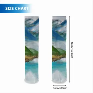 Beauty Of Lake Mid-Calf Socks