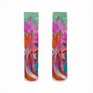 Lilies In A Vase Mid-Calf Socks