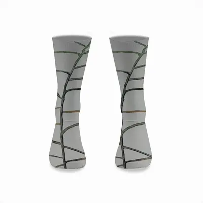 Plant Mid-Calf Socks