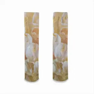 Gold Flower Mid-Calf Socks