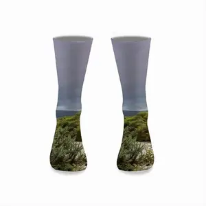 A Wintery Kildonan Burn Mid-Calf Socks