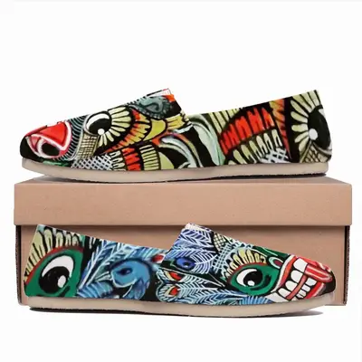 Men Two-Faced Demon Flat Shoes