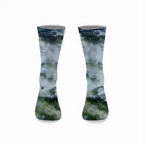 Crescent Moon Mid-Calf Socks