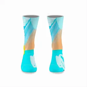 A Feeling Of Spring Large Mid-Calf Socks