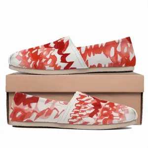 Men Calligraphic Landscape 001 Flat Shoes