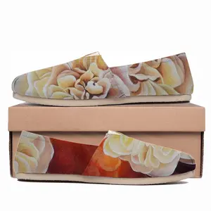 Men Roses Flat Shoes