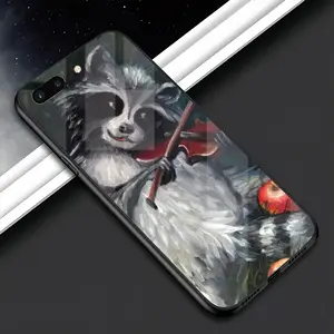 Raccoon Celebrating Apples Harvest Ii iPhone 7/8P Phone Case (Tempered Film)