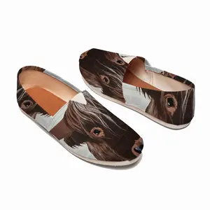 Men Bull - Red Bull Taurus Animals Buffalo Wild Flat Shoes