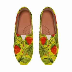 Men Raspberry Flat Shoes