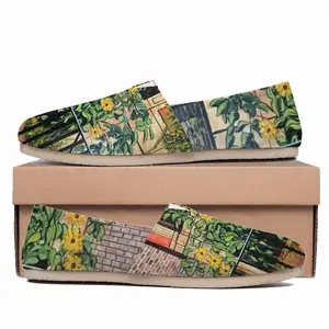 Men Sunflowers New York City Flat Shoes