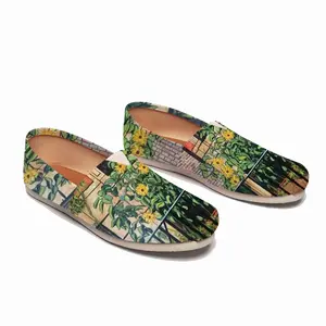 Men Sunflowers New York City Flat Shoes