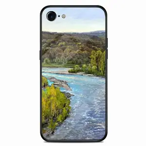 Landscape Impressionism White River iPhone6S Phone Case (Tempered Film)