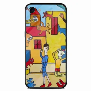 Street Scene iPhone6S Phone Case (Tempered Film)