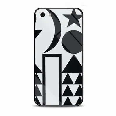 Crescent iPhone5S Phone Case (Tempered Film)