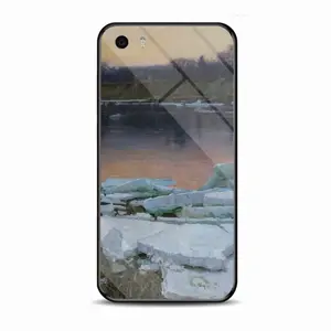 Ice Drift Twilight iPhone5S Phone Case (Tempered Film)