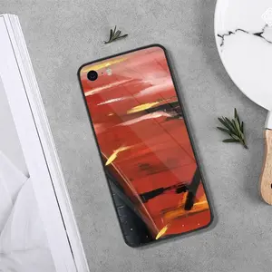 Porsche Red Crash iPhone5S Phone Case (Tempered Film)