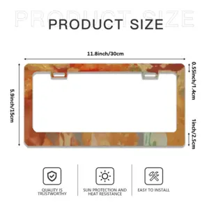 Palm Crest License Plate Frame (Flat Hole)