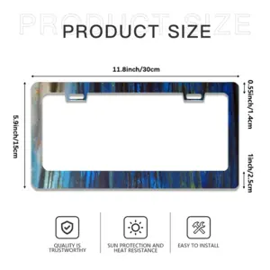 Deepacific License Plate Frame (Flat Hole)