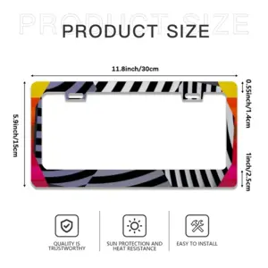 Paradoxal License Plate Frame (Flat Hole)