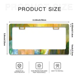 Birth License Plate Frame (Flat Hole)