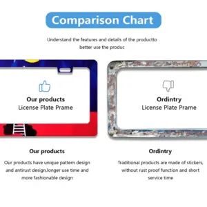 The Professionist License Plate Frame (Flat Hole)