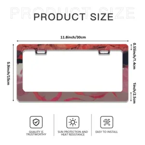 Islands (Linguistic) - The Run-Up License Plate Frame (Flat Hole)