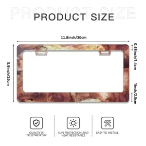 Firestorm License Plate Frame (Flat Hole)