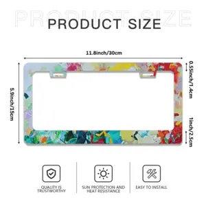 Infinite Garden #8 License Plate Frame (Flat Hole)