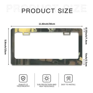 Appearing License Plate Frame (Flat Hole)