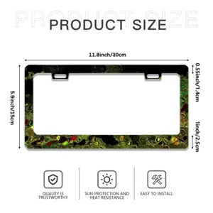 Abyss Forest License Plate Frame (Flat Hole)