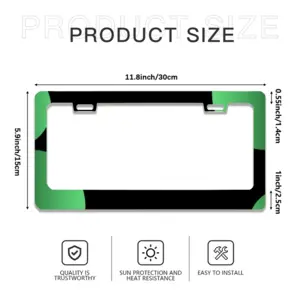 Balance License Plate Frame (Flat Hole)