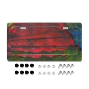 Blood Moon License Plate Frame (Flat Hole)