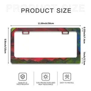 Blood Moon License Plate Frame (Flat Hole)