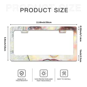 Anna Artsy License Plate Frame (Flat Hole)