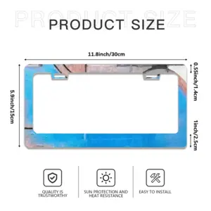 Angela No 4 License Plate Frame (Flat Hole)