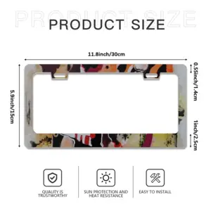 La Station License Plate Frame (Flat Hole)