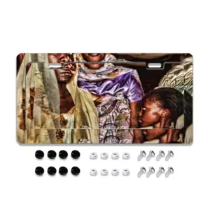 The Nubian Bride 6 License Plate Frame (Flat Hole)