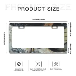 Message Series 2O License Plate Frame (Flat Hole)