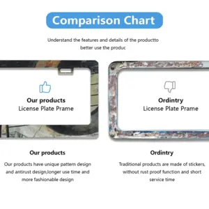 Message Series 2O License Plate Frame (Flat Hole)