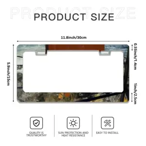 Message Series 2F License Plate Frame (Flat Hole)