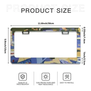 Cassis Harbor License Plate Frame (Flat Hole)