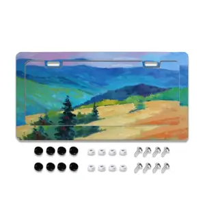 Carpathians License Plate Frame (Flat Hole)